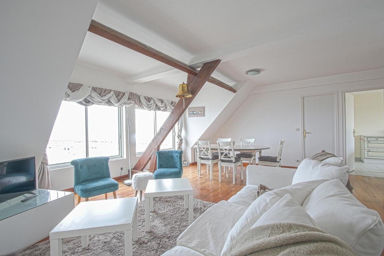 Cote Cottage Apt 3 Chambres Bien Equipee Vue Imprenable Sur Port Et Mer Etreham Eksteriør billede